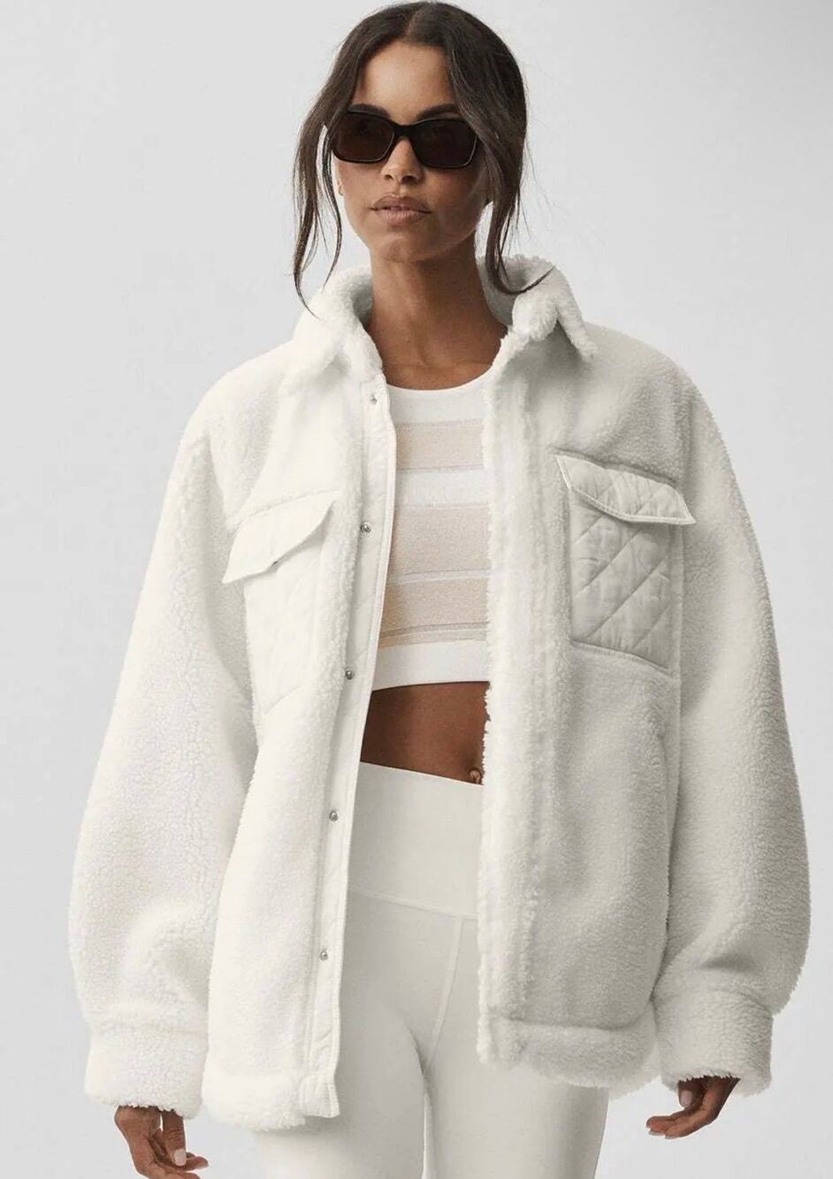 NWT Alo Yoga Sherpa Edge Shacke